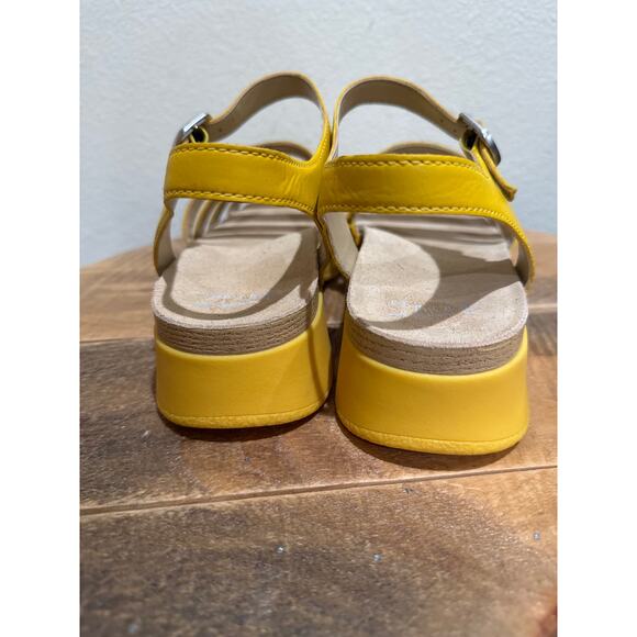 Dansko Roxie Yellow Sandals size 42 (11.5) - Picture 4 of 8